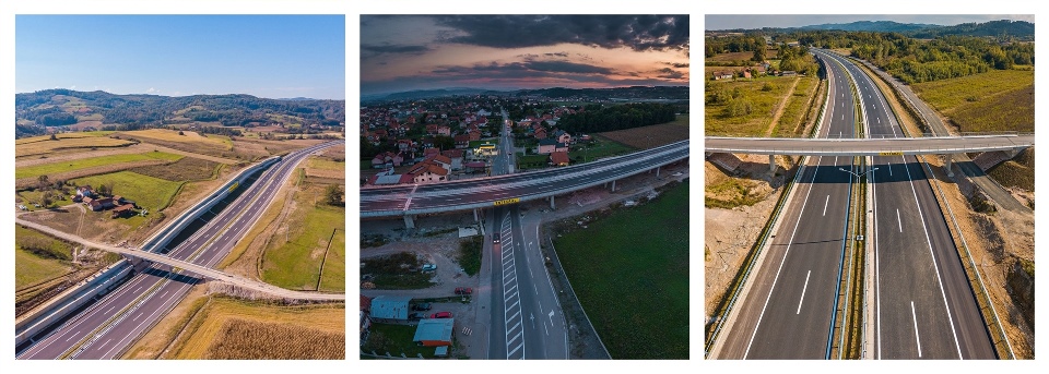 Infrastruttura di rete sull'autostrada Banja Luka-Doboj